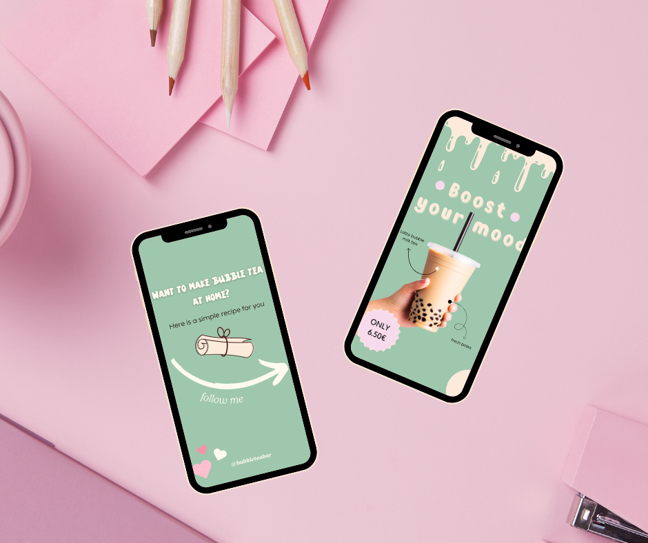 TEMPLATE BUNDLE pour stories Instagram - 50 templates - modifiables sur Canva - KYOTO