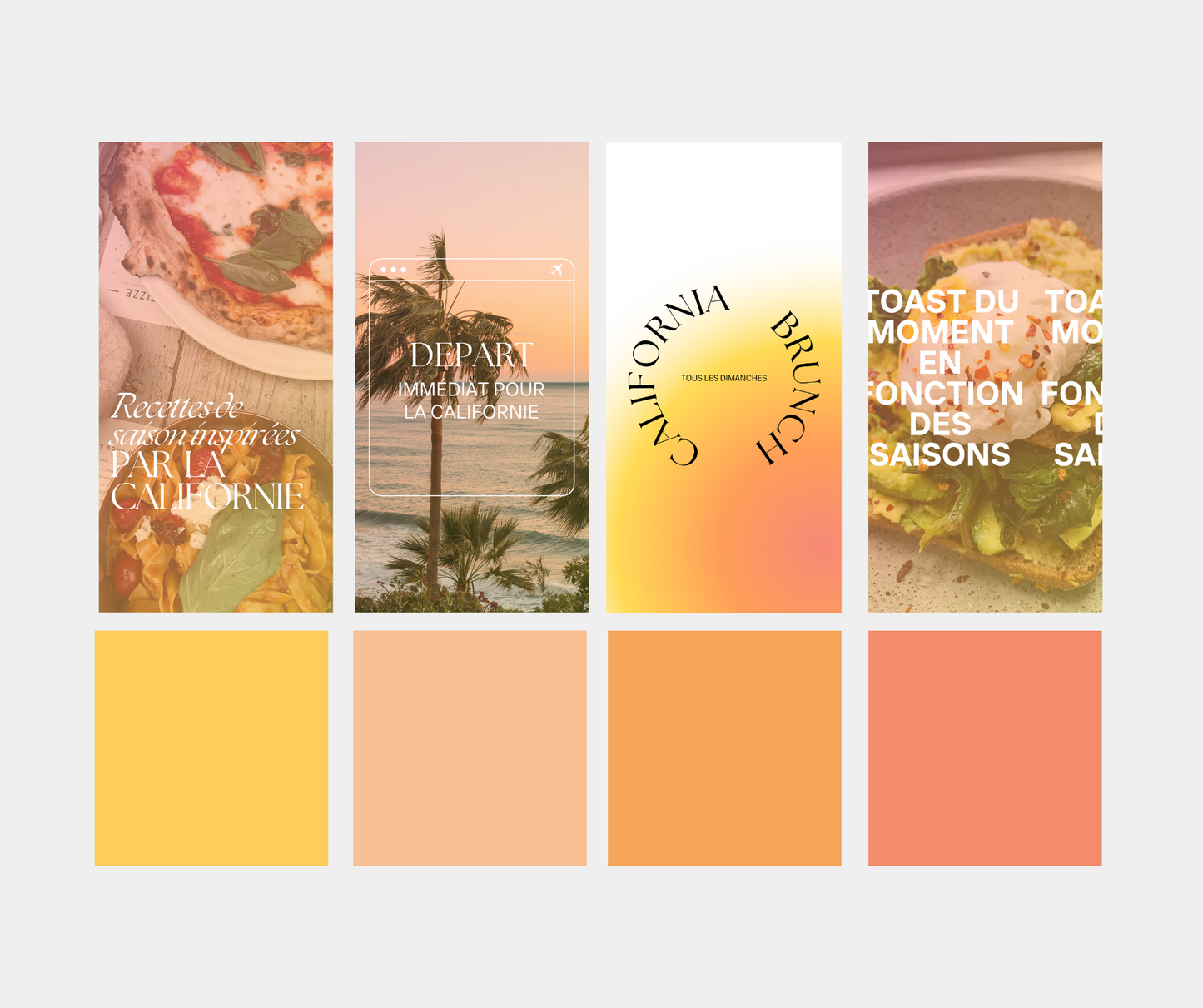 TEMPLATE BUNDLE pour story Instagram - 50 templates animés - modifiables sur Canva - MALIBU STORY